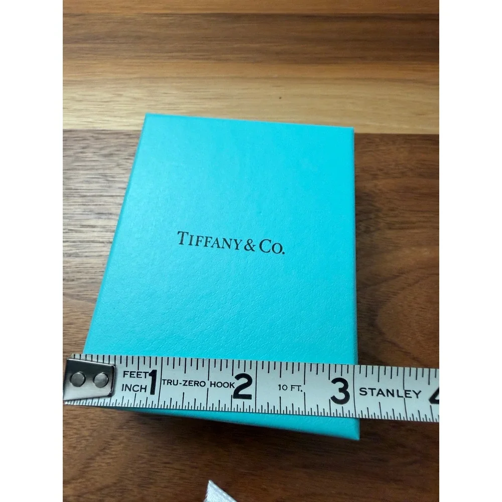 Tiffany & Co Empty Jewelry Box Bag Ribbon Blue Packaging Set Luxury *No Jewelry